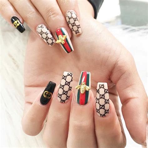 gucci nail file|Gucci nail designs.